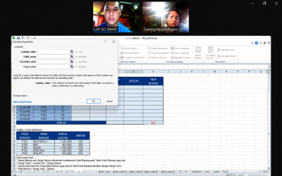 Semangat Kak Danang Setya Haryodinegoro dari Kendal! Memasuki Materi Microsoft Excel di Kelas Online LKP Go Smart