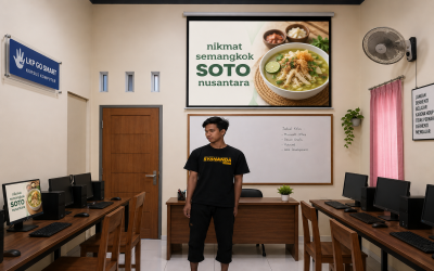 Habib Mulai Praktik Presentasi! Di LKP Go Smart, Peserta Tidak Hanya Belajar Membuat Slide, tetapi Juga Public Speaking