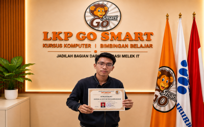 Selamat! Harun Al Rasyid Fadhlurrahman Berhasil Menyelesaikan Kursus Komputer Aplikasi Perkantoran di LKP Go Smart