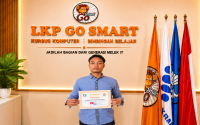 Selamat! Danang Setya Haryodinegoro Berhasil Menyelesaikan Kursus Komputer Online di LKP Go Smart dengan Hasil yang Membanggakan