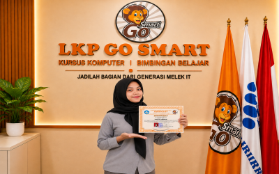Selamat! Nayly Asrova Berhasil Menyelesaikan Kursus Komputer Microsoft Office di LKP Go Smart, Siap Menyongsong Peluang Masa Depan